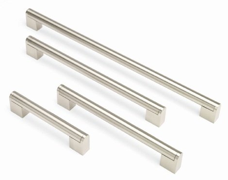 Boss Küchenschranktürgriffe oder Schubladengriffe – 128 mm bis 480 mm – 7 Größen erhältlich, silber von GTV