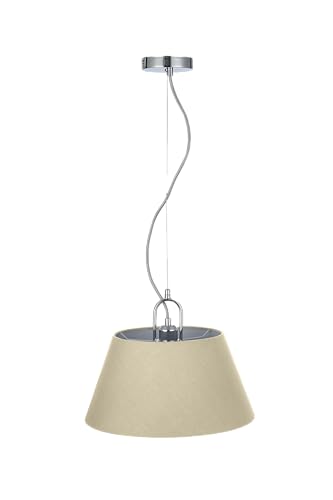 GTV - Deckenlampe Kasel | Hängelampe Ø60cm Breit Wohnzimmerlampe Esstisch Esszimmerlampe | Creme von GTV