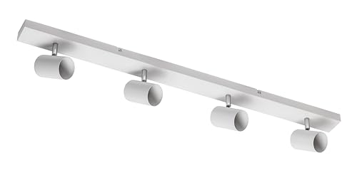 GTV - Deckenleuchte VENETO | moderne Beleuchtung für Büros, Wohnungen und Räume | Deckenlampen Deckenleuchten |4 x GU10 | Rund | Weiss GTV - Deckenleuchte VENETO | moderne Beleuchtung für Büros, Wohnungen und Räume | Deckenlampen Deckenleuchten |4 x GU10 | Rund | Weiss von GTV