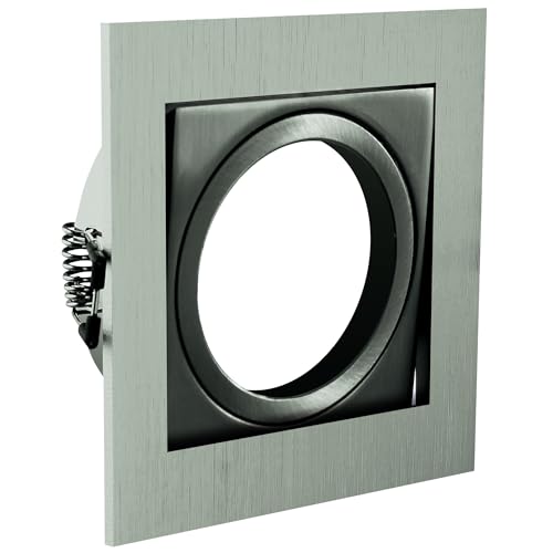 GTV Einbaustrahler VILA Patina quadratisch schwenkbar IP20 Deckenstrahler aus Stahl GU10 LED Spot max. 50W für Wohnzimmer Büro Küche Flur modern GTV Einbaustrahler VILA Patina quadratisch schwenkbar IP20 Deckenstrahler aus Stahl GU10 LED Spot max. 50W für Wohnzimmer Büro Küche Flur modern von GTV