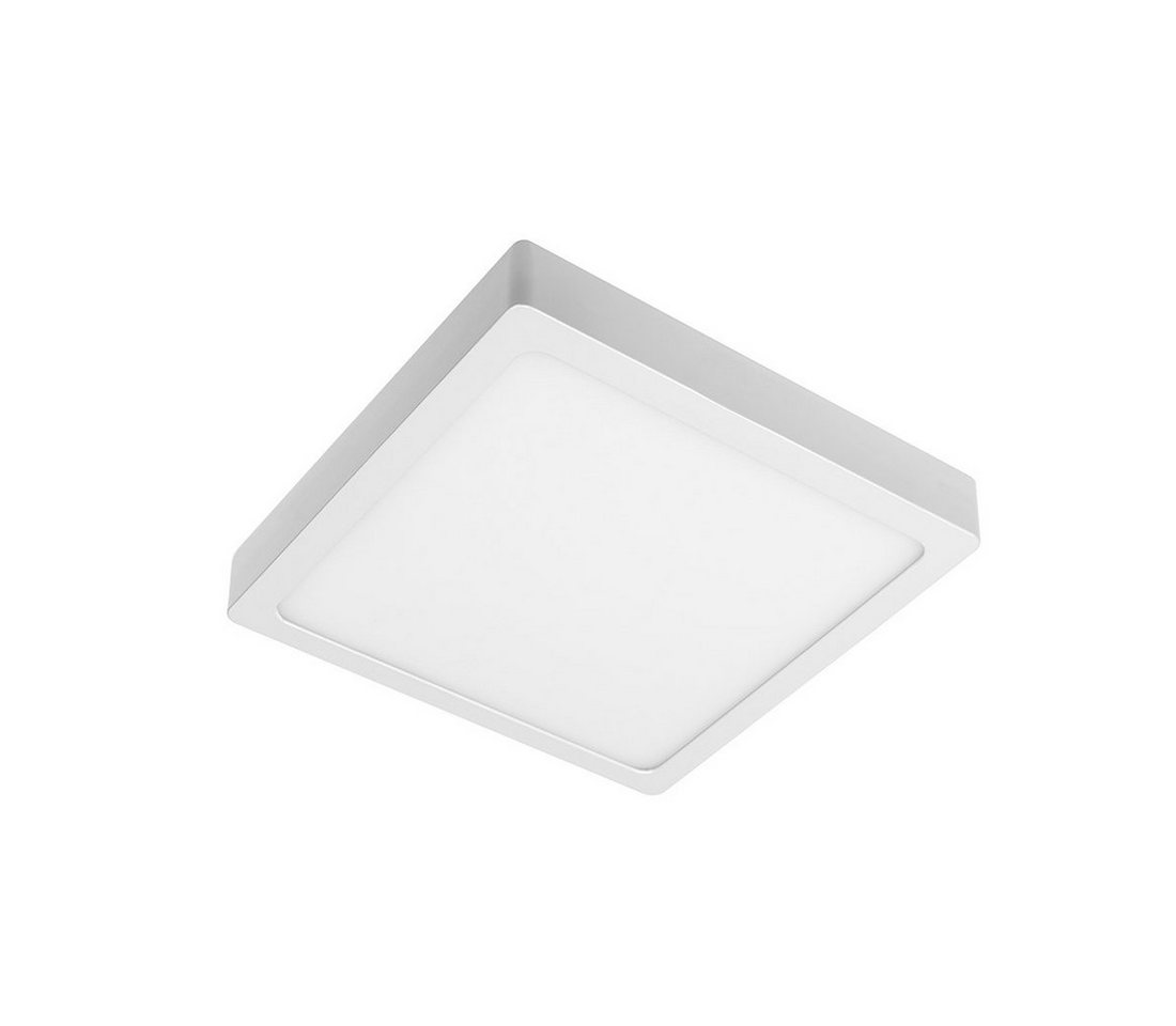 GTV LED Deckenleuchte LED Aufputz Deckenlampe Panel Deckenleuchte Rund, Neutralweiß, Eckig 30x30 cm, 2000 Lumen, Neutralweiß (4000 K) von GTV