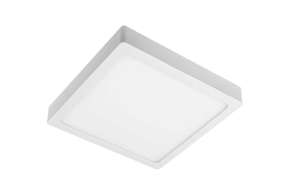 GTV LED Deckenleuchte LED Aufputz Deckenlampe Panel Deckenleuchte Rund, Warmweiß, Eckig 30x30 cm, 2000 Lumen, Warmweiß (3000 K) von GTV