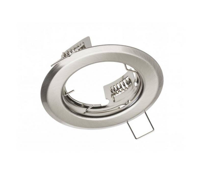 GTV LED Einbaustrahler LED Einbaurahmen Einbauring Metall Rahmen Rund für LED Spot Ø82mm, Rahmen für GU10 MR16 Lechte Außendurchmaß Ø82mm Lochmaß Ø68 mm von GTV