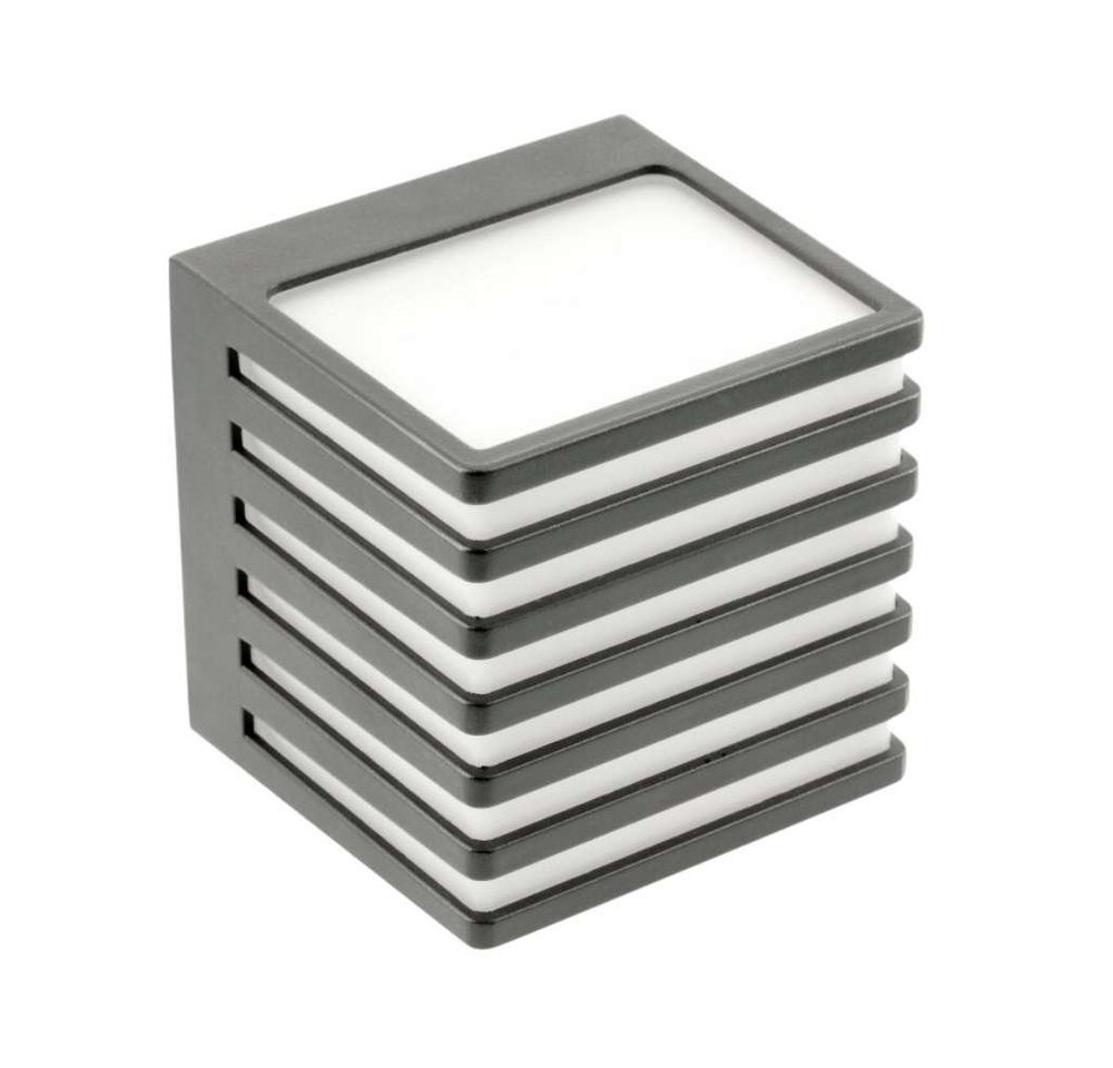 GTV LED Gartenleuchte 10w LED Außen Fassaden Leuchte, 11x11x10cm, Neutralweiß, 1000 Lumen, Neutralweiß, 10 Watt, 1000 Lumen, Neutralweiß 4000K, 11 x 11 x 10 cm, grau, IP54 GTV LED Gartenleuchte 10w LED Außen Fassaden Leuchte, 11x11x10cm, Neutralweiß, 1000 Lumen, Neutralweiß, 10 Watt, 1000 Lumen, Neutralweiß 4000K, 11 x 11 x 10 cm, grau, IP54 von GTV