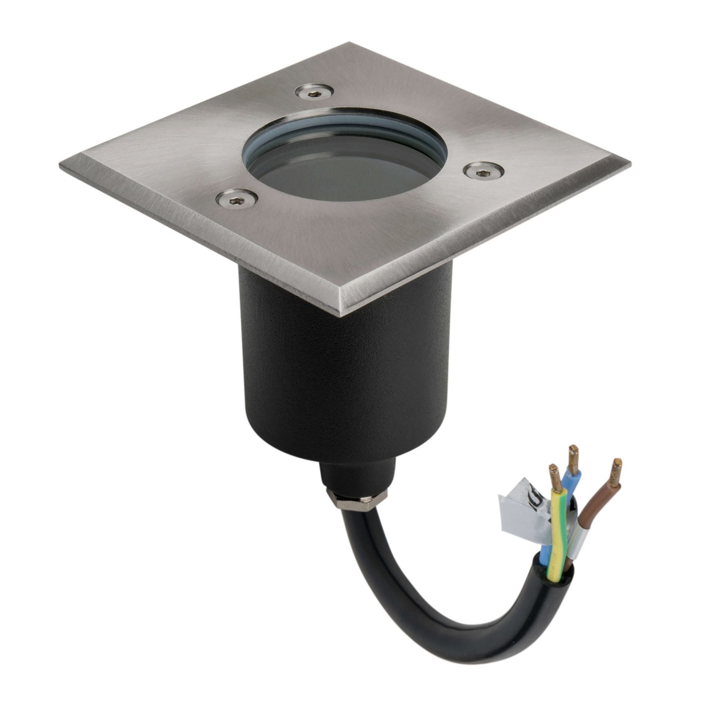 GTV LED Gartenleuchte LED Bodenleuchte inkl RGBW GU10 LED WiFi Leuchte, Bodenleuchte Edelstahl 2000KG belastbar IP67 230 Volt mit GU10 GTV LED Gartenleuchte LED Bodenleuchte inkl RGBW GU10 LED WiFi Leuchte, Bodenleuchte Edelstahl 2000KG belastbar IP67 230 Volt mit GU10 von GTV