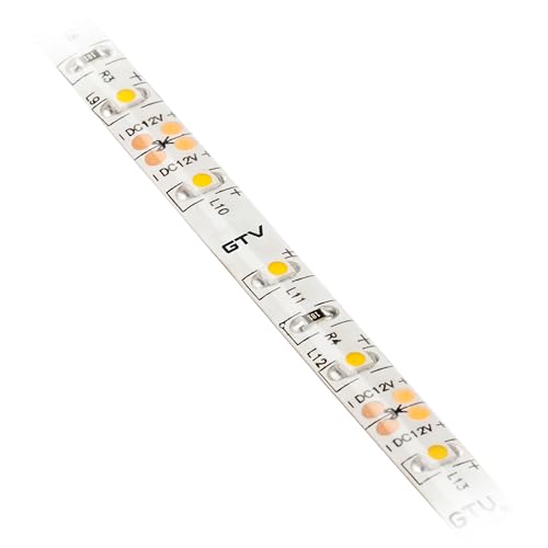 GTV LED Lichtband Flash 3528 300 LED 5m 12V IP65 neutralweiß 4000K 24W wasserdicht 8mm Lichtleiste selbstklebend schneidbar dimmbar Innenbeleuchtung Möbel Küchen GTV LED Lichtband Flash 3528 300 LED 5m 12V IP65 neutralweiß 4000K 24W wasserdicht 8mm Lichtleiste selbstklebend schneidbar dimmbar Innenbeleuchtung Möbel Küchen von GTV