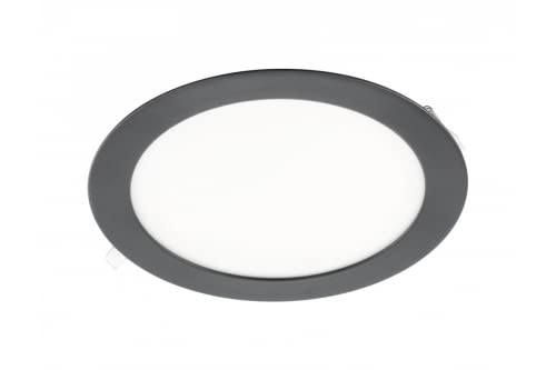 GTV Lighting - LED-Leuchte ORIS PLUS, Downlight, 13W, schwarz, 4000K, 1020lm, AC220-240V, Einbau, IP20, 120 von GTV