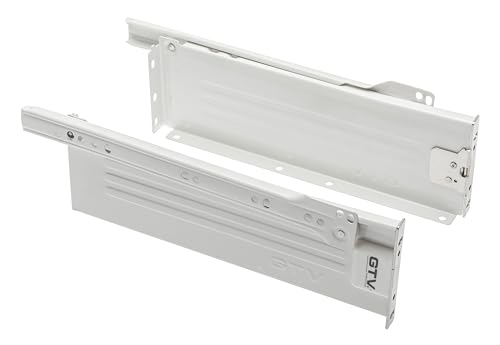 GTV Metalbox Prestige Schublade, Stahl, Weiß, L 270 mm von GTV