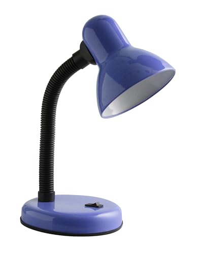 GTV RIO Retro LED Tischlampe E27 Schreibtischleuchte Blau flexibel 40W max 220-240V IP20 Metall Kunststoff Designlampe GTV RIO Retro LED Tischlampe E27 Schreibtischleuchte Blau flexibel 40W max 220-240V IP20 Metall Kunststoff Designlampe von GTV