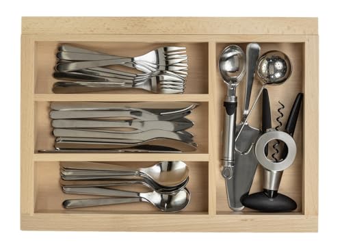 GTV - Schubladeneinsatz CUSTOMI für Küchenschubladen | Nützlicher Besteckeinsatz fur Küchen - Besteckkasten für Schubladen | für Schubladenbreite 400-600 mm und Schubladentiefe 450 mm GTV - Schubladeneinsatz CUSTOMI für Küchenschubladen | Nützlicher Besteckeinsatz fur Küchen - Besteckkasten für Schubladen | für Schubladenbreite 400-600 mm und Schubladentiefe 450 mm von GTV