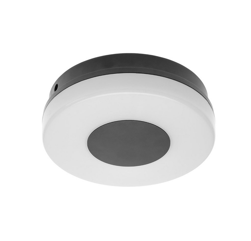 GTV Wandleuchte 10 W LED Wandleuchte Fassadenleuchte, 750 Lumen, 4000K IP65, 10 Watt, 750 Lumen, Neutralweiß, Ø17x5 cm, Schutzklasse: IP65 von GTV