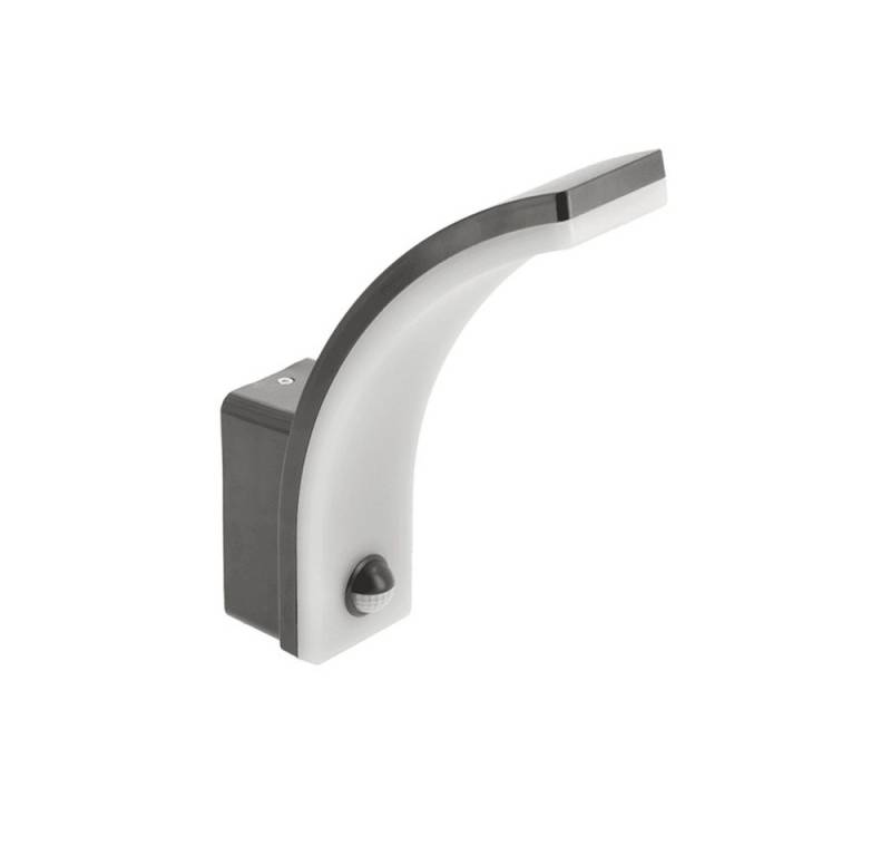 GTV Wandleuchte 20w LED Außenleuchte Außenlampe Fassadenleuchte mit Bewegungsmelder, 20 Watt, 1940 Lumen, Neutralweiß 4000K, IP Schutzklasse: IP54 von GTV