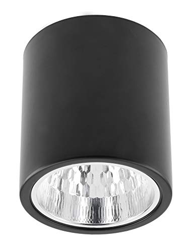 GTV lighting - Deckenleuchte DRAGO Aufputz I Deckenspots Aluminium I Aufbauleuchte Deckenlampe Spots I Wohnzimmer Esszimmer Korridor I max 60W, E27, AC220-240V, 50-60Hz, IP20, 133 * 148mm, schwarz GTV lighting - Deckenleuchte DRAGO Aufputz I Deckenspots Aluminium I Aufbauleuchte Deckenlampe Spots I Wohnzimmer Esszimmer Korridor I max 60W, E27, AC220-240V, 50-60Hz, IP20, 133 * 148mm, schwarz von GTV