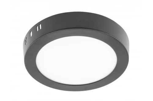 GTV lighting - LED-Leuchte ORIS PLUS, Downlight, 13W, schwarz, 4000K, 1020lm, AC220-240V, Aufputz, IP20, 120° von GTV