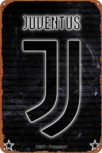 GTZAOB Juventus Blackout Badge Metall Blechschild 20,3 x 30,5 cm Club Badges Vintage Poster Man Cave Deko GTZAOB Juventus Blackout Badge Metall Blechschild 20,3 x 30,5 cm Club Badges Vintage Poster Man Cave Deko von GTZAOB