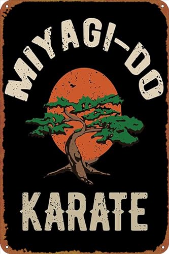 Miyagi Do Karate Poster Retro Metallschild Vintage Blechschild für Cafe Bar Home Wanddekoration 30,5 x 20,3 cm Miyagi Do Karate Poster Retro Metallschild Vintage Blechschild für Cafe Bar Home Wanddekoration 30,5 x 20,3 cm von GTZAOB
