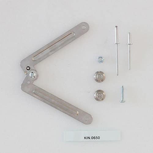 GT LINE KIN.0650 - Schwarz Hexagon Nut, 15mm x 15mm, 1 Stück, Schwarz, Industriell, Rechtsgewinde, Klasse 6H, Eisen, Nuss, Support Arm, NUTS von GT LINE