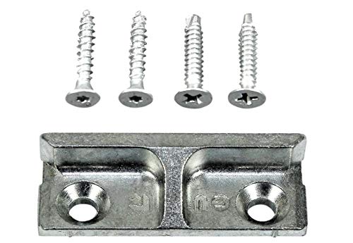 GU Schließblech Schliessplatte 8-975 oder 8.975 oder auch 8-00975 (8-00975-00-0-1) incl. SN-TEC Montagematerial von SN-TEC