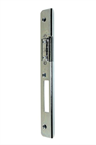 GU BKS Secury Sicherheits Haustür Schließblech 250x28x9x3mm mit AT-Stück verstellbar DIN Links von GU Schließplatten & Schließbleche