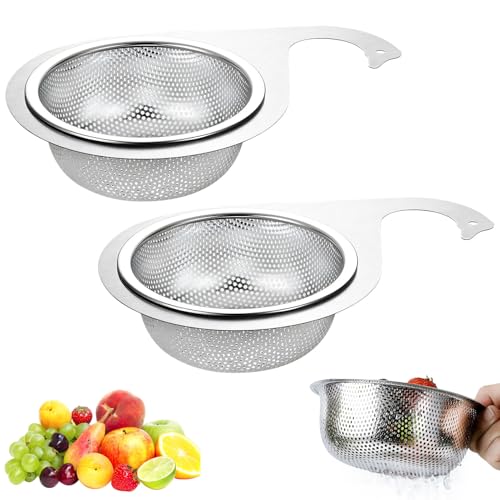 GUAHKUN Multifunktionaler Abflusskorb, Abflusssieb Küchenspüle, Edelstahl-Siebkorb in Schwanenform für Spüle, Kitchen Sink Strainer für Hängende Spüle, Neuer Typ Abflusssieb (B) von GUAHKUN
