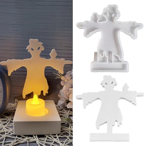 GUAHKUN Silikonform Halloween Vogelscheuche Gießform Kerzenhalter Herbst Silikon Gießformen für Gips DIY Handwerk Heimgestaltung GUAHKUN Silikonform Halloween Vogelscheuche Gießform Kerzenhalter Herbst Silikon Gießformen für Gips DIY Handwerk Heimgestaltung von GUAHKUN