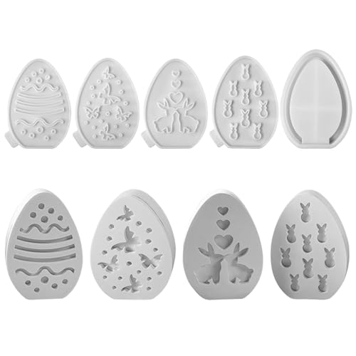 GUAHKUN Silikonformen 4er-Set Für Epoxidharz DIY Tablett Basteln Mit Basisform Und Panelform Resin Kunsthandwerk (B) von GUAHKUN