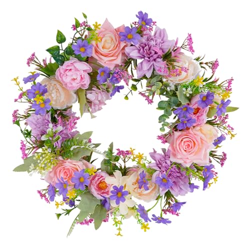 GUAHKUN Türkranz Frühling Türkranz Ganzjährig Frühlingskranz Haustür Türkranz Außen 33CM Kunstblumen Kranz Deko für Tür Wand Wohnzimmer Garten Hochzeit Party Festival Weihnachten GUAHKUN Türkranz Frühling Türkranz Ganzjährig Frühlingskranz Haustür Türkranz Außen 33CM Kunstblumen Kranz Deko für Tür Wand Wohnzimmer Garten Hochzeit Party Festival Weihnachten von GUAHKUN