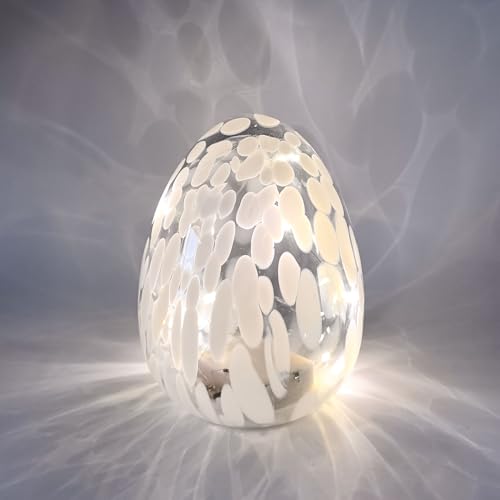 Osterdeko Glas Ostereier, Ostereier Deko Ostern Tischdeko, Frühlingsdeko Eier Hohl Ostern Deko Tischdekoration Eier Für Ostern Deko Innen, Frühlingsdeko (A) von GUAHKUN