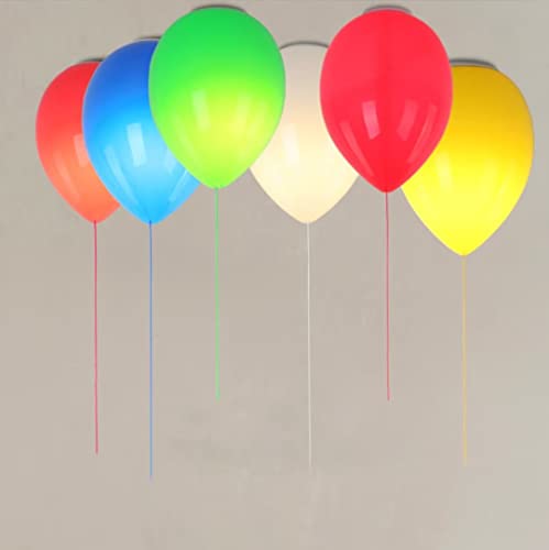 Bunte Ballon-Deckenleuchte, schöne LED-Ballon-Deckenleuchte, Kinderzimmer, Deckenleuchte, dekorativer Kronleuchter für Wohnzimmer, Schlafzimmer, Kinderzimmer, Jungen, Mädchen von GUANSHAN