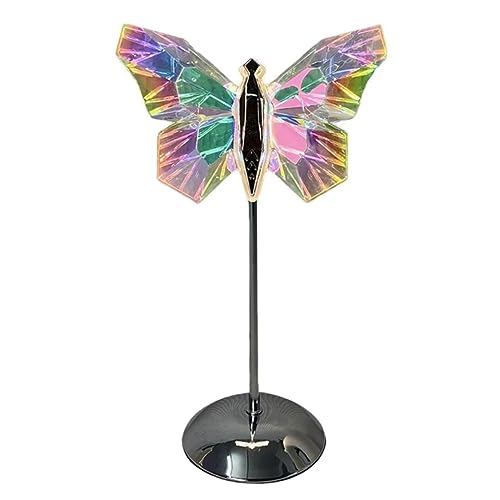 GUANSHAN Bunte Schmetterling Tischlampe LED Acryl Schmetterling Nachtlicht Nachtlampe Dekorative Tischlicht Stimmung Tischlampe Für Schlafzimmer, Kinderzimmer von GUANSHAN