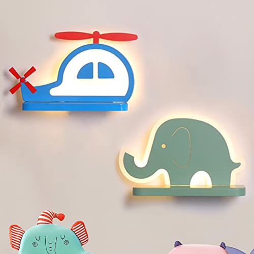 GUANSHAN LED Cartoon Wandleuchte Kinder Schlafzimmer Beleuchtung Lagerung Wandleuchte Kreative Wandleuchte Nachttischlampe Für Jungen, Mädchen, Kinderzimmer von GUANSHAN