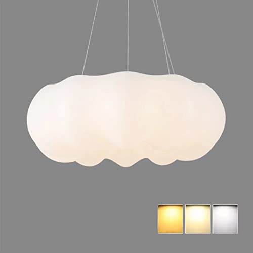 Schwebende Wolke Pendelleuchte LED Cloud Deckenleuchte Deckenleuchte Kinderzimmer Deckenleuchte mit Aufhängedraht für Schlafzimmer, Wohnzimmer, Jungen Mädchen Schlafzimmer, 15W, 3 Beleuchtung von GUANSHAN