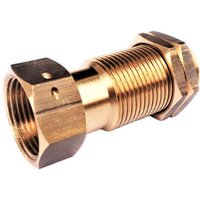 Zähleranschluss für Bremszange mit 2 Gegenmuttern ET - M 20x27 - Länge 58 mm von GUARESKI