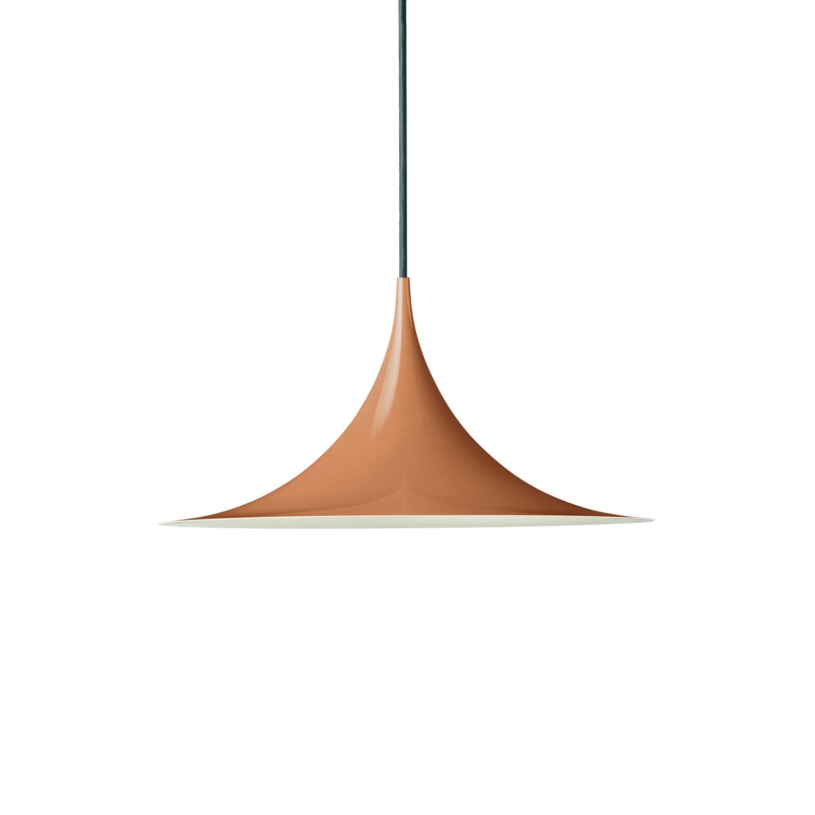 GUBI Hängeleuchte Semi, Ø 30 cm, kürbis-rostbraun glänzend GUBI Hängeleuchte Semi, Ø 30 cm, kürbis-rostbraun glänzend von GUBI