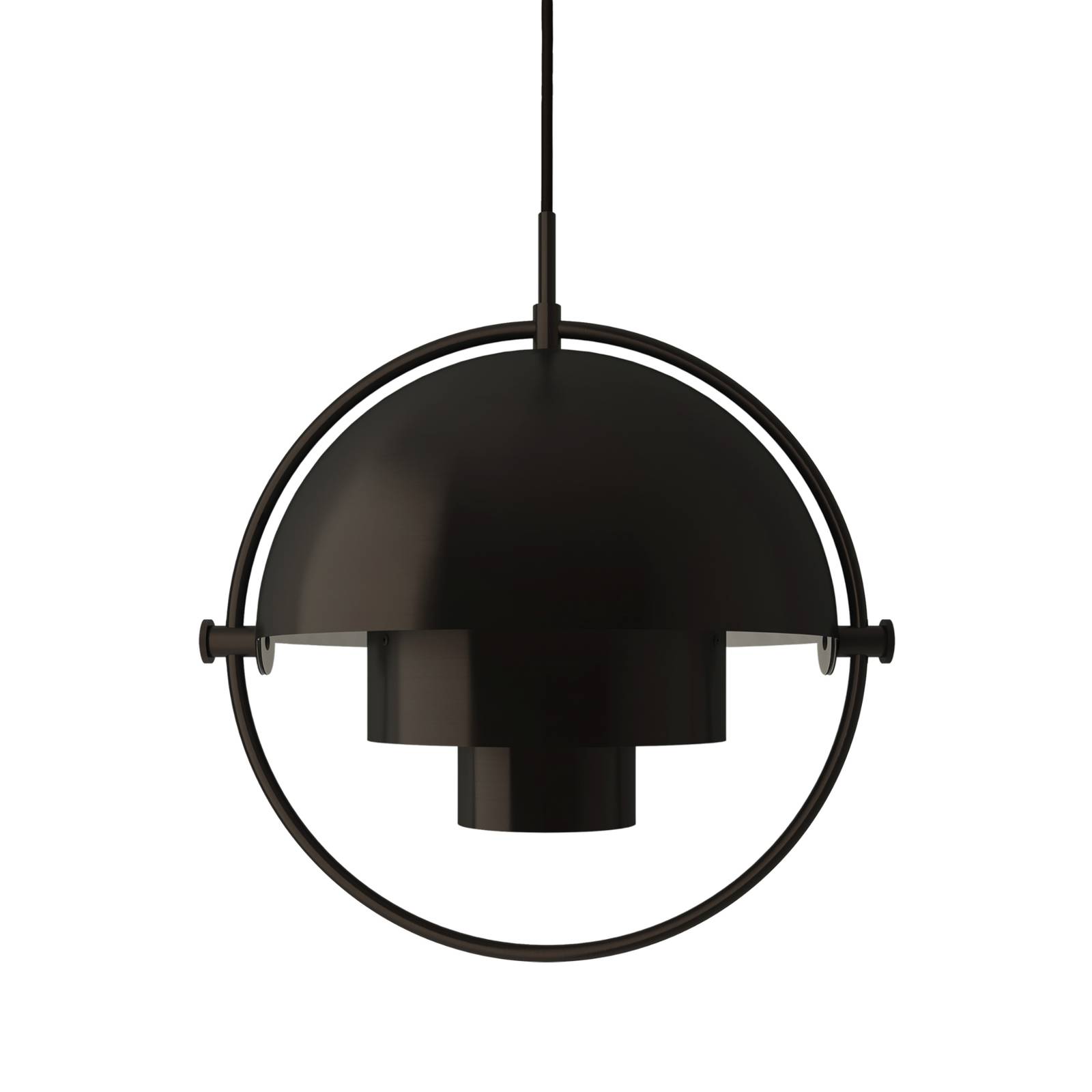 GUBI Hängeleuchte Multi-Lite, Ø 27 cm, schwarz/schwarz von GUBI