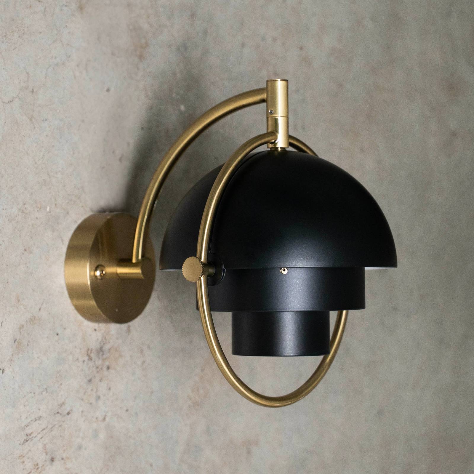 GUBI Wandleuchte Multi-Lite, schwarz, Metall, G9 GUBI Wandleuchte Multi-Lite, schwarz, Metall, G9 von GUBI