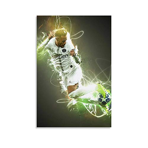 GUCII Neymar Jr Poster.webp Poster dekorative Malerei Leinwand Wandkunst Wohnzimmer Poster Schlafzimmer Malerei 12x18inch(30x45cm) von GUCII