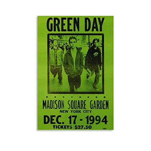 Green Day Concert Poster Leinwand Kunst Poster und Wandkunst Bilddruck Moderne Familienzimmer Dekor Poster 08x12inch(20x30cm) von GUCII