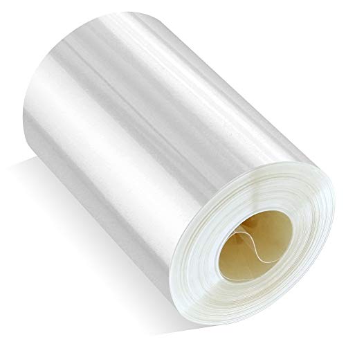Kuchenhalsband, Gucuji Schokoladenmousse und Kuchendekoration, Acetat-Blatt, transparent, 125 Mikron (6,1 x 1000,8 cm) von GUCUJI