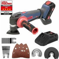 Akku Multifunktionswerkzeug Dreieckschleifer Universalwerkzeug MW18-201-30K - Güde Akku Multifunktionswerkzeug Dreieckschleifer Universalwerkzeug MW18-201-30K - Güde von GÜDE
