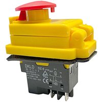 DKLD Elektromagnetische Druckschalter DZ-6 250V 4Pin mit Not-Aus-Abdeckung von GÜDE