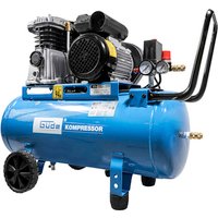 GÜDE Kompressor, 2,2 kW, 2-Zylinder-Aggregat mit Riemenantrieb - blau von GÜDE