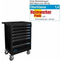 Güde - Werkstattwagen Werkzeugwagen GW7 Black Line 226-tlg. bestückt von GÜDE