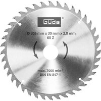 Güde - Holzsägeblatt hm 305x30x60Z Hartmetall Wippsägeblatt Kreissägeblatt Güde - Holzsägeblatt hm 305x30x60Z Hartmetall Wippsägeblatt Kreissägeblatt von GÜDE
