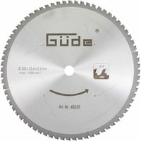 Güde - Metallkreissägeblatt hm 355x25,4x72Z von GÜDE