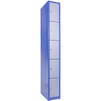 Güde - Schliessfachsäule 5 stabile Türen Zylinderschloss Schliessfach Spind SpintD von GÜDE