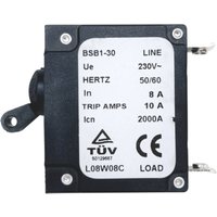 Thermoschalter Leistungsschalter L08W08C Reset Schalter Überlastschutz für Stromerzeuger uvm. Thermoschalter Leistungsschalter L08W08C Reset Schalter Überlastschutz für Stromerzeuger uvm. von GÜDE