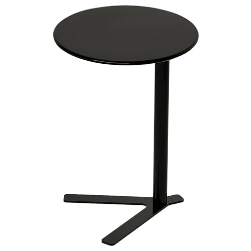 C-förmiger Sofa-beistelltisch, Metall-beistelltisch für Kleine Räume, Tv-tablett Gleitet Unter Die Couch, Kleiner Couchtisch, Snacktisch für Wohnzimmer, Schlafzimmer von GUEIFD