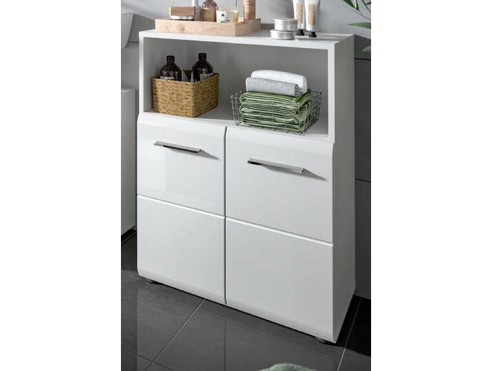 Badezimmer Kommode Cover in weiß Hochglanz 60 x 80 cm von GÜNSTIG EINRICHTEN