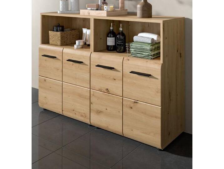 Badezimmer Kommode Set Cover in Eiche 120 x 80 cm Badezimmer Kommode Set Cover in Eiche 120 x 80 cm von GÜNSTIG EINRICHTEN